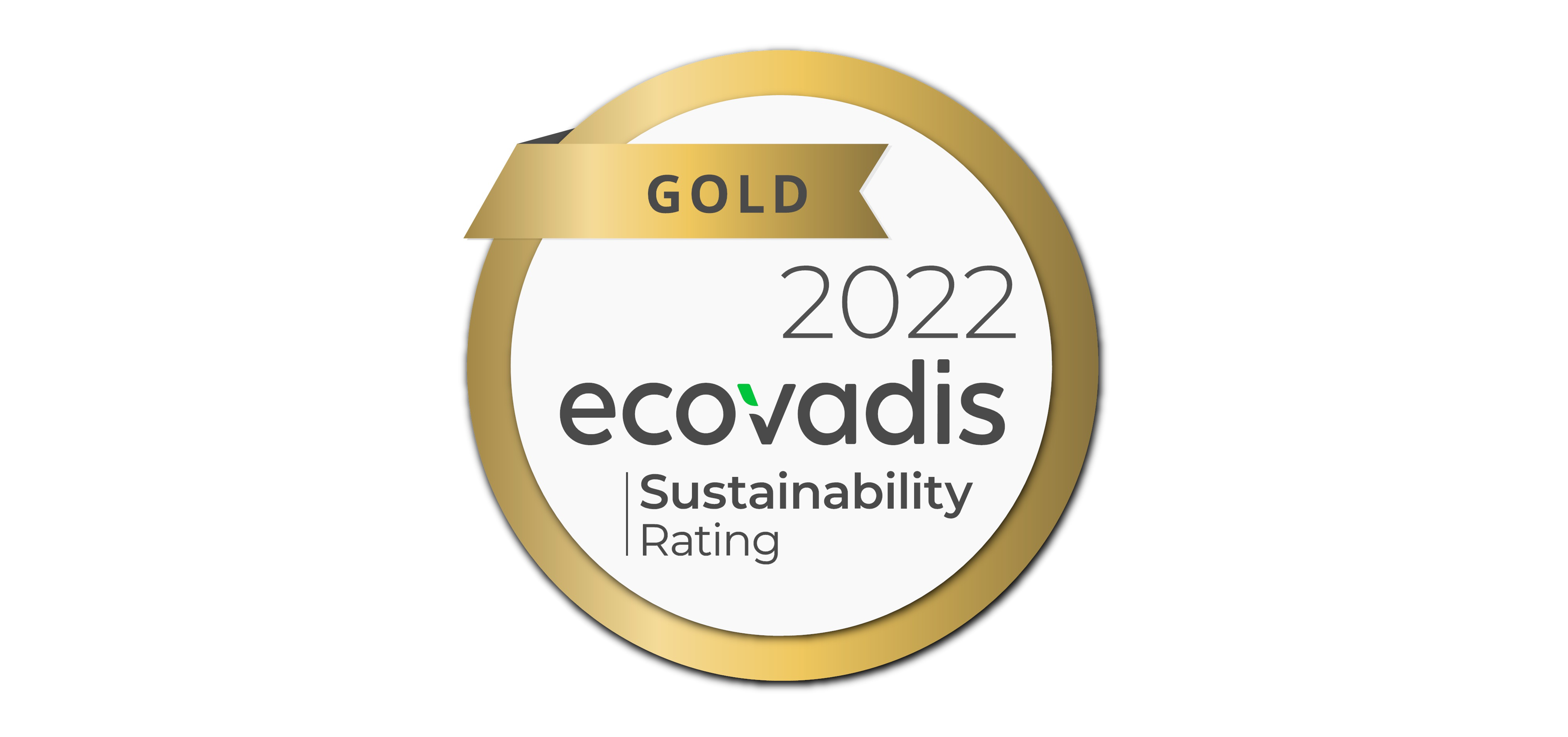 ecovadis gold rating 2022 logo